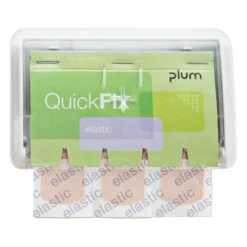 PLUM QuickFix UNO Pflasterspender Transparent Inkl. 1 X 45 Pflaster | Elastic