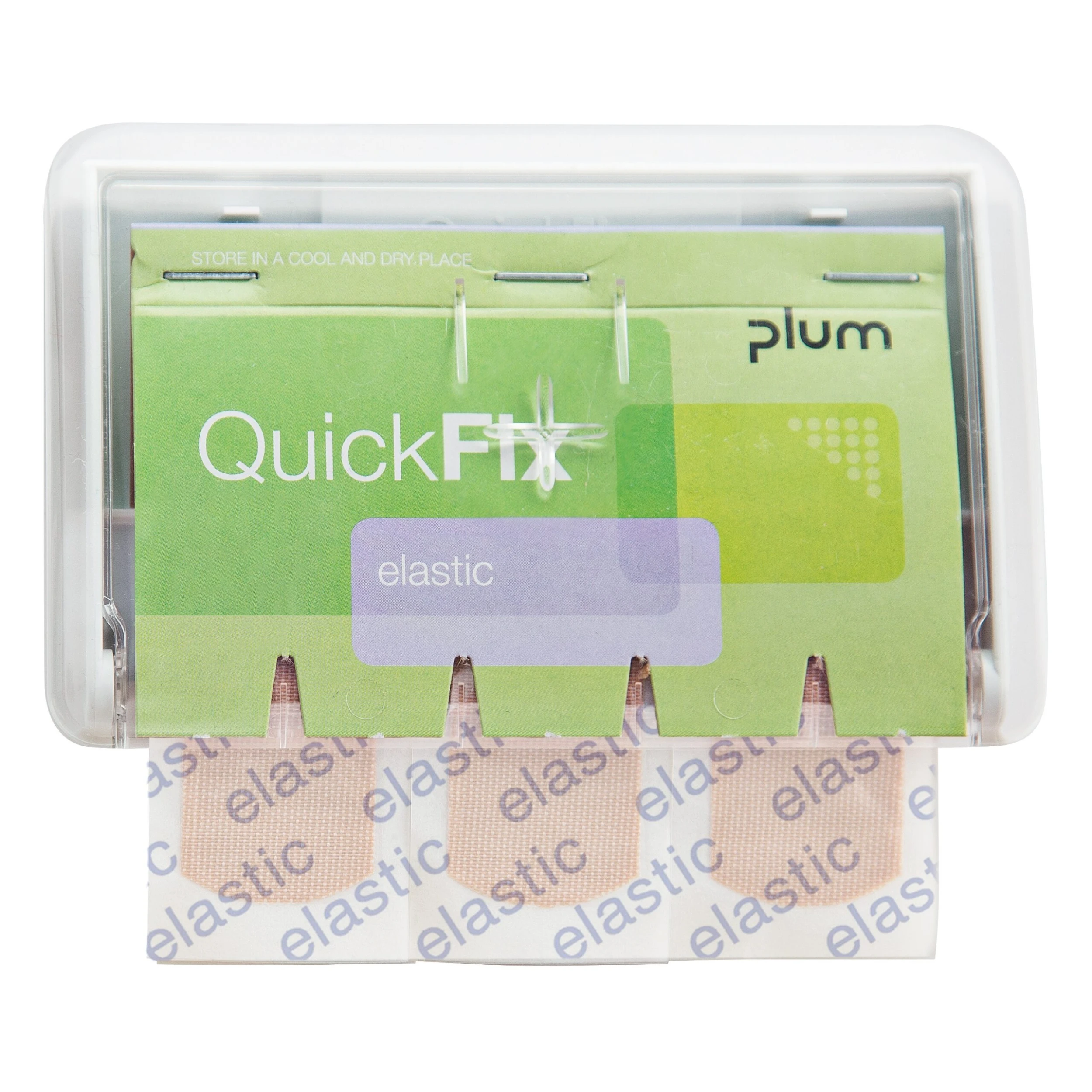 PLUM QuickFix UNO Pflasterspender Transparent Inkl. 1 X 45 Pflaster | Elastic 3 PLUM QuickFix UNO Pflasterspender Transparent Inkl. 1 X 45 Pflaster | Elastic
