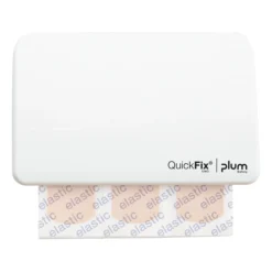PLUM QuickFix UNO Pflasterspender Weiß Inkl. 1 X 45 Pflaster | Elastic