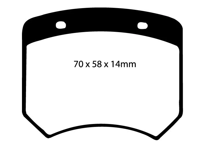 EBC Bremsbeläge Blackstuff Vorne Für Austin Mini MK 1 DP102 4 EBC Bremsbeläge Blackstuff Vorne Für Austin Mini MK 1 DP102 – Bild 2