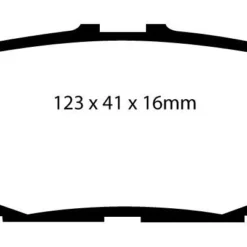 EBC Bremsbeläge Greenstuff Hinten Für Lexus LS (1) (UCF10) DP2848 -Meier-Medizintechnik shop a0848
