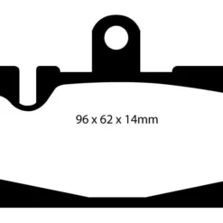 EBC Bremsbeläge Greenstuff Hinten Für Lexus RX (1) (XU1) DP61397 8 EBC Bremsbeläge Greenstuff Hinten Für Lexus RX (1) (XU1) DP61397 -Meier-Medizintechnik shop a1397