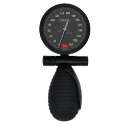 BOSO Classic Merkur 2S Black Edition Blutdruckmessgerät Mit Klettmanschette | 2 In 1 Schlauchtechnik