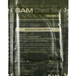 SAM® Medical Chest Seal / Thorax Pflaster Mit Ventil 2.0 | Packung á 1 Stück -Meier-Medizintechnik shop chest seal valved 2 0 web