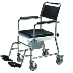 MeierMed Toilettenstuhl TS-1 - Chrom-schwarz