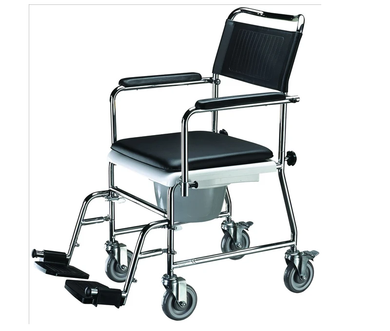 MeierMed Toilettenstuhl TS-1 - Chrom-schwarz 3 MeierMed Toilettenstuhl TS-1 - Chrom-schwarz