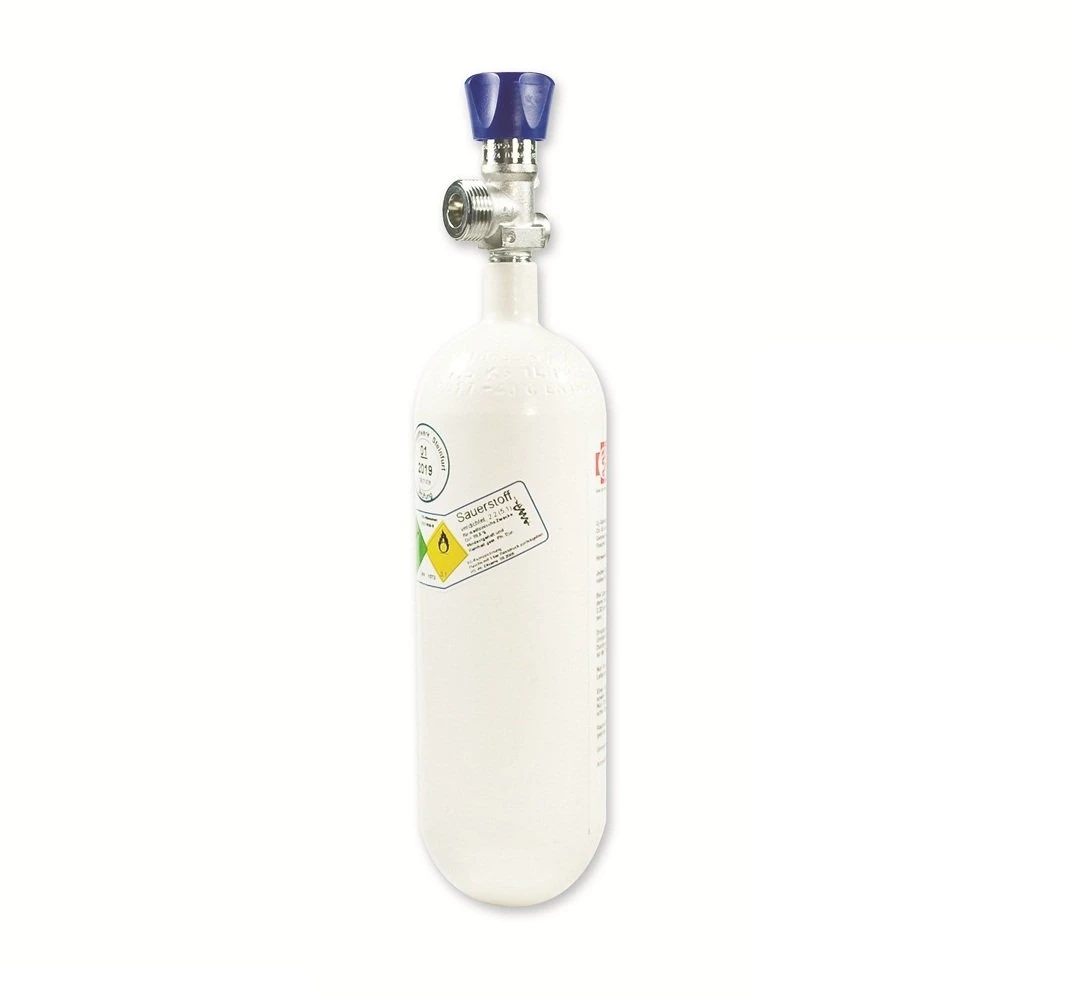 MEIERmed® Sauerstoff-Flasche O2 Gefüllt Mit Restdruckventil | Größe: 1 Liter 3 MEIERmed® Sauerstoff-Flasche O2 Gefüllt Mit Restdruckventil | Größe: 1 Liter